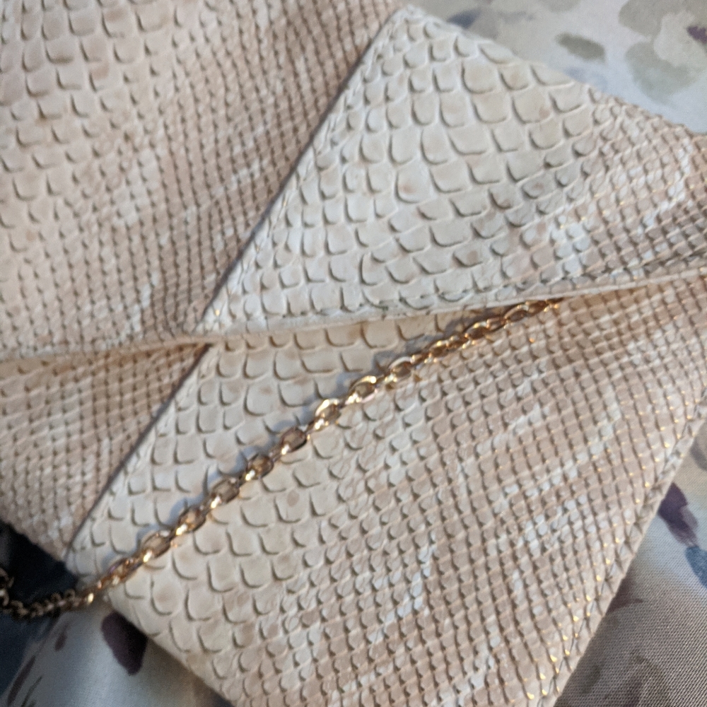 Faux python envelope purse. - Picture 4 of 4